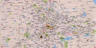 Бангалор пам'ятки карта