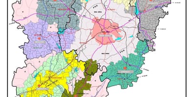 Карта бангалора з території
